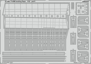 Eduard 32466 P-40M landing flaps TRUMPETER 1/32