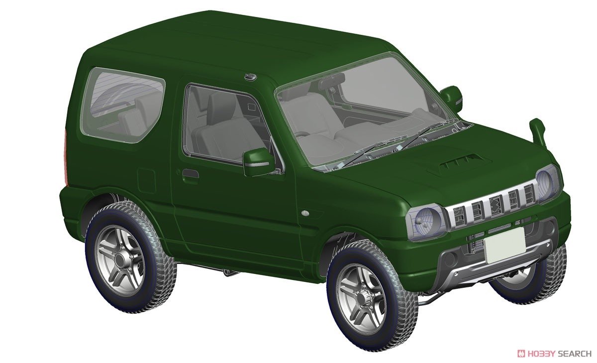 Fujimi 066295 C-NX-13 Jimny JB23 Land Venture (Cool Khaki Pearl Metallic) 1/24 – immagine 2