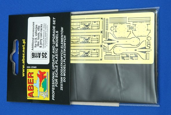 Aber 35A116 Additional accessories for U.S. vehicles like: tools, rifle and jerry can racks 1/35 – immagine 3