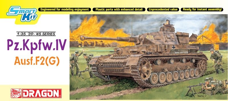 Dragon 6360 Pz.Kpfw IV Ausf. F2 (G) 1/35 – immagine 2
