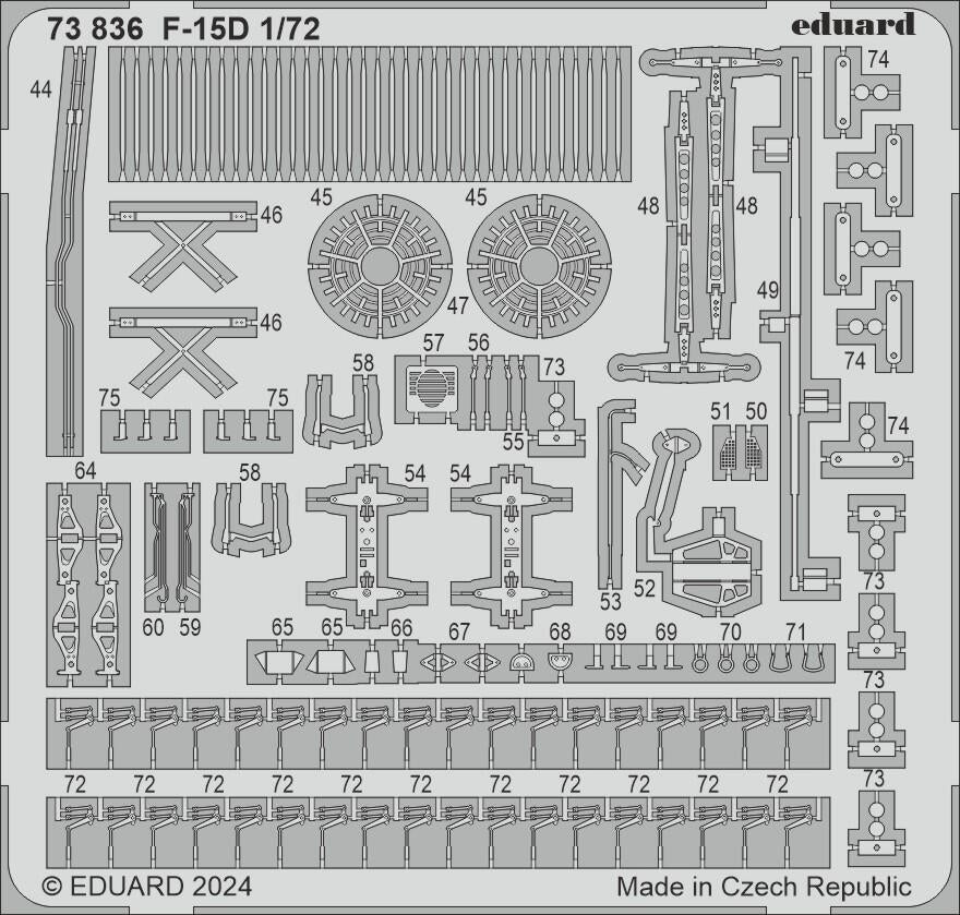 Eduard 73836 F-15D FINE MOLDS 1/72 – Bild 2