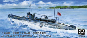 AFV Club 73514 SOUS-MARIN DE LA MARINE JAPONAISE I-27 AVEC CIBLE