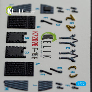 KELIK K72098 F-15E - interior 3D decals for GWH kit 1/72 – immagine 4