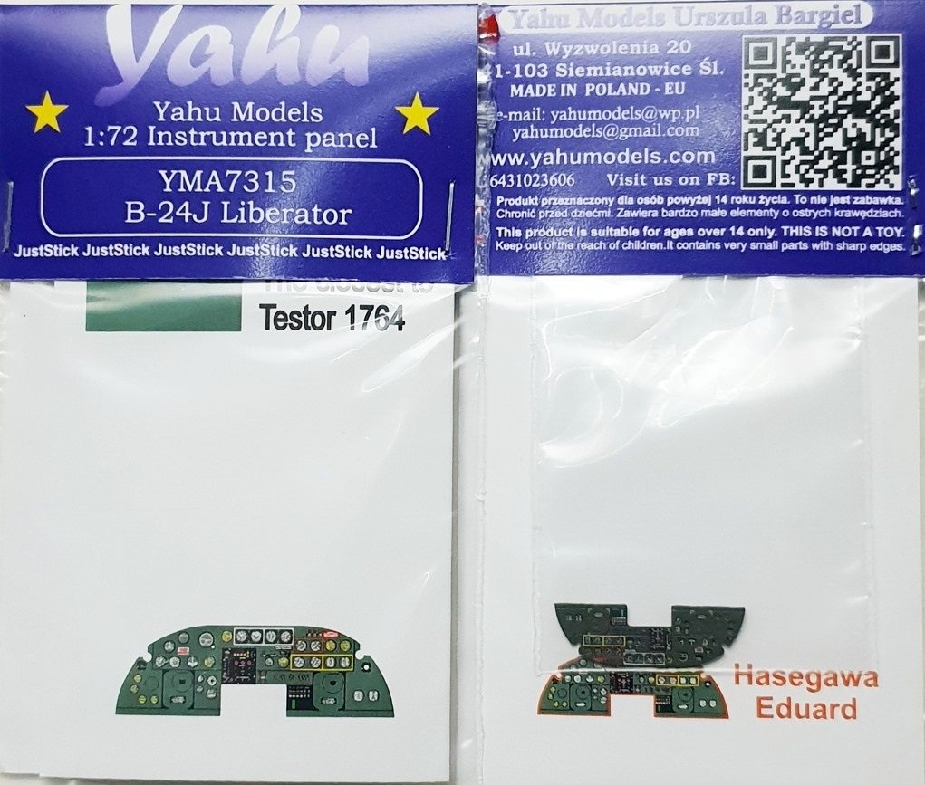 Yahu YMA7315 B-24J Libérateur (Hasegawa/Eduard) 1/72