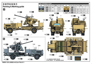 Trumpeter 09595 L4500A avec Flak 41 de 5 cm I 1/35 – image 4