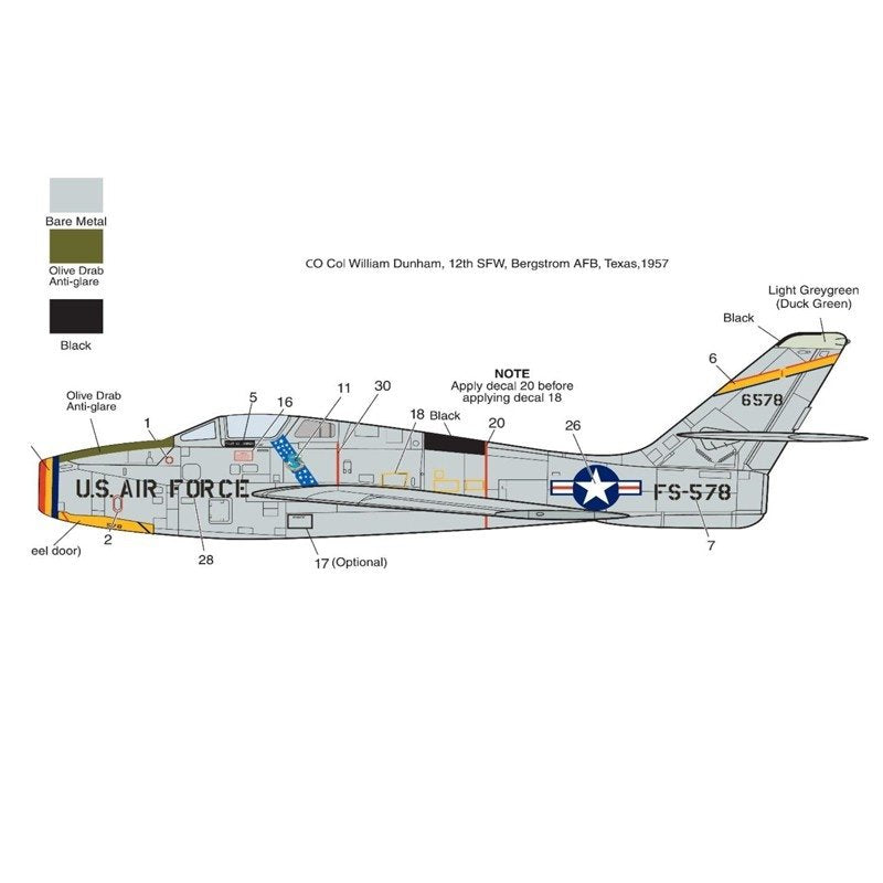 Kinetic K48113 F-84F USAF 1/48 – image 7