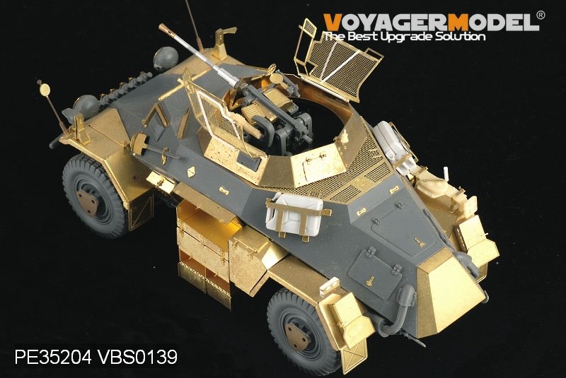 Voyager Model PE35204 WWII Sd.Kfz 222 4Rad for TAMIYA 1/35 – immagine 9