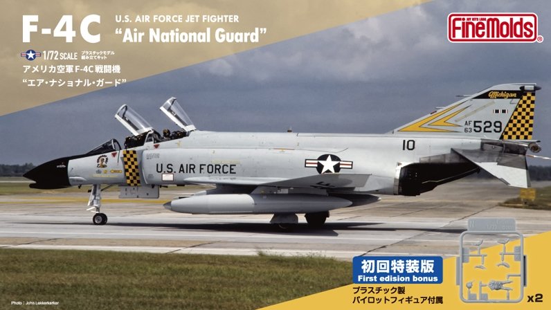 Fine Molds FP46S US Air Force Jet Fighter F-4C "Air National Guard" 1/72