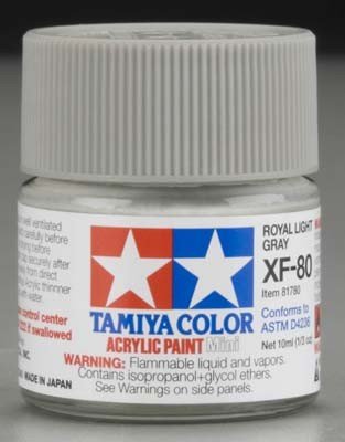 Tamiya XF80 Royal Light Gray (81780) Acrylic paint 10ml – zdjęcie 2