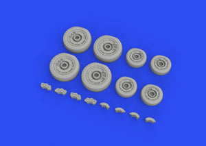 Eduard 648734 CH-47A wheels HOBBY BOSS 1/48 – imagen 2