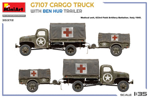 MiniArt 35372 G7107 Cargo Truck w/ Ben Hur Trailer 1/35