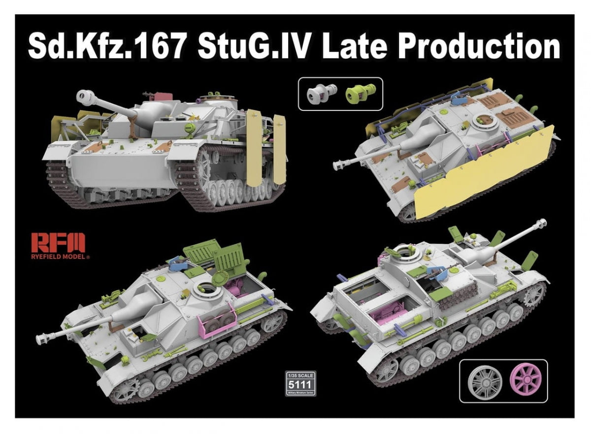 Rye Field Model 5111 Sd.Kfz. 167 StuG.IV Late Production 1/35 – immagine 2