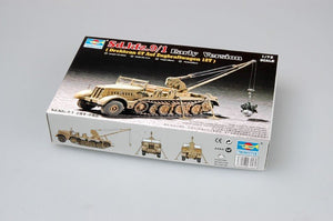 Trumpeter 07253 Sd.kfz.9/1 Early Version(Drehkran 6t auf Zugkraftwagen 18t 1/72 – immagine 2