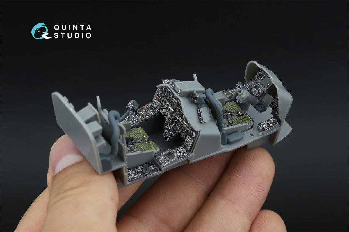 Quinta Studio QD+35153 AH-1W 3D-Printed &amp;amp; coloured Interior on decal paper (Trumpeter) (with 3D-printed resin parts) 1/35 – immagine 5