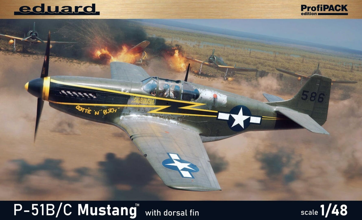 Eduard 82108 P-51B/ C Mustang w/ dorsal fin 1/48 – Bild 3