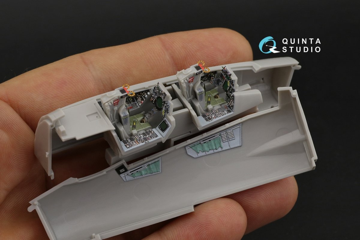 Quinta Studio QD72027 F-14A 3D-Printed &amp;amp; coloured Interior on decal paper (for Hasegawa kit) 1/72 – Bild 5