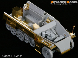 Voyager Model PEA141 WWII German Sd.Kfz.250 NEU Stowage Bins &amp;amp; Fenders (For DRAGON Kit) 1/35 – Bild 4