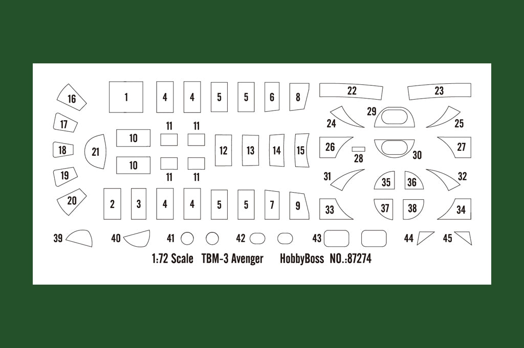 Hobby Boss 87274 TBM-3 Avenger 1/72 – image 3