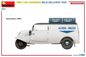 MiniArt 38057 TEMPO A400 LIEFERWAGEN. MILK DELIVERY VAN 1/35 – imagen 6