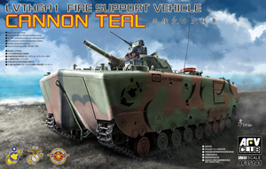 AFV Club 35141 LVTH6A1 Véhicule d&amp;#39;appui feu Canon Turquoise 1/35