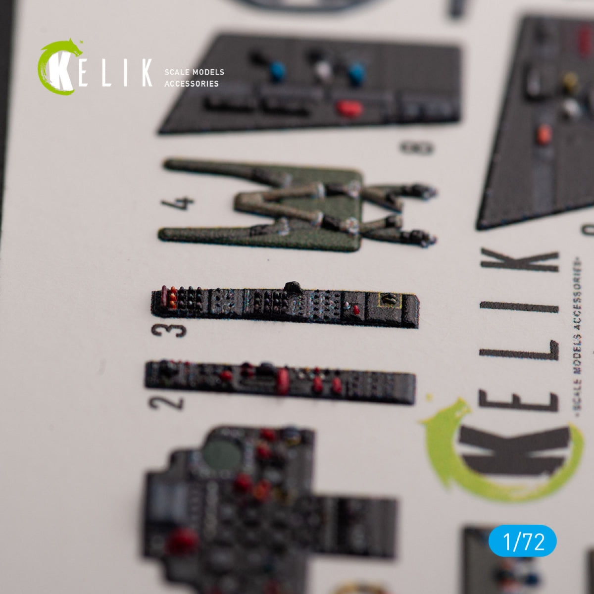 KELIK K72131 Super Etendard - interior 3D decals for Academy kit 1/72 – imagen 4