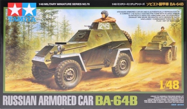 Tamiya 32576 BA-64B Russian Armoured Car 1/48