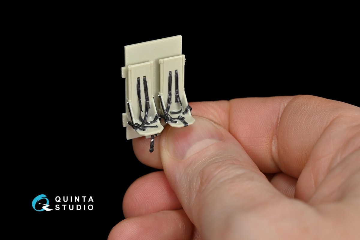 Quinta Studio QD48091 UH-1Y Venom 3D-Printed &amp;amp; coloured Interior on decal paper (for Kitty Hawk kit) 1/48 – immagine 11