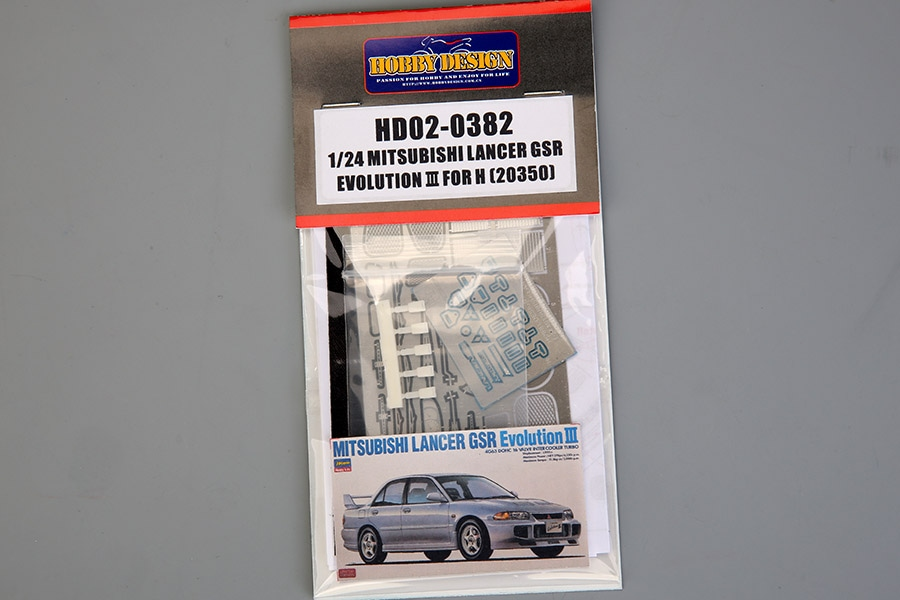 Maquette Hobby Design HD02-0382 Mitsubishi Lancer GSR Evolution III (PE + Résine) pour Hasegawa 1/24 – image 2