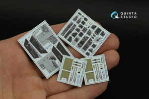 Quinta Studio QD48373 F/A-18F late / EA-18G 3D-Printed &amp;amp; coloured Interior on decal paper (Hobby Boss) 1/48 – immagine 5