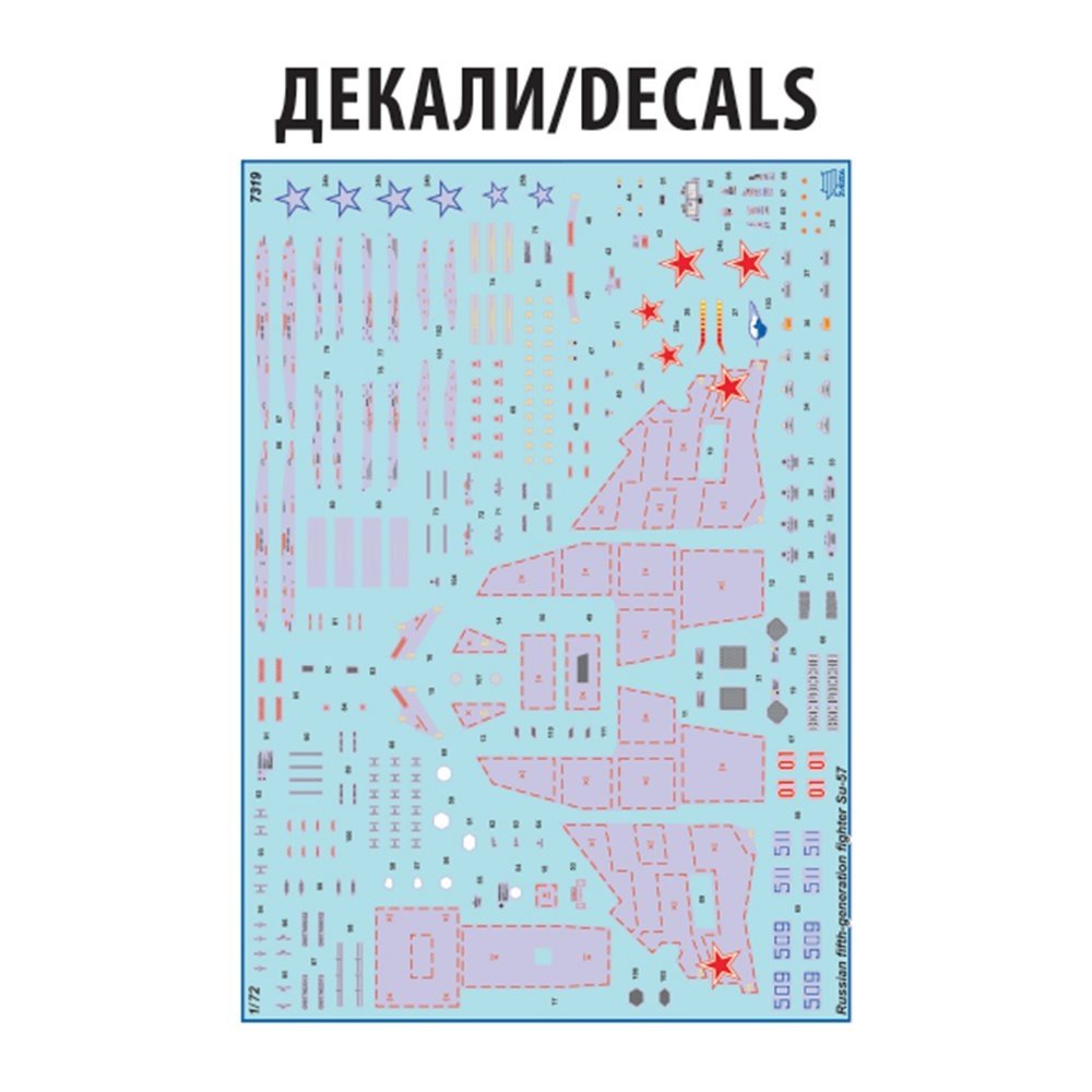 Zvezda 4824 SUKHOI SU-57 1/48 – immagine 4