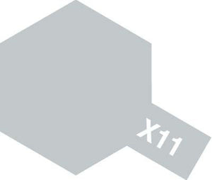 Tamiya X11 Chrome Silver (81511) Acrylic paint 10ml – immagine 2