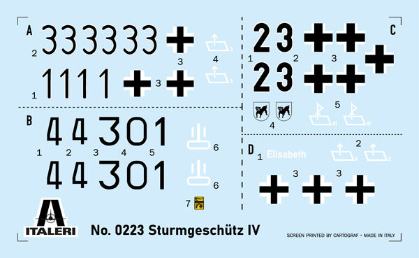 Italeri 0223 Sd. Kfz. 167 SturmGeschutz IV 1/35 – Bild 3