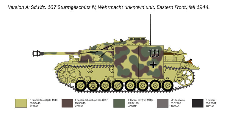 Italeri 0223 Sd. Kfz. 167 SturmGeschutz IV 1/35 – Bild 4