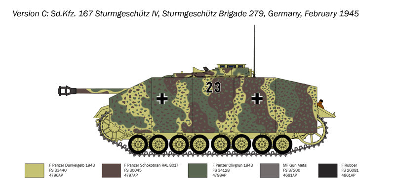 Italeri 0223 Sd. Kfz. 167 SturmGeschutz IV 1/35 – Bild 6