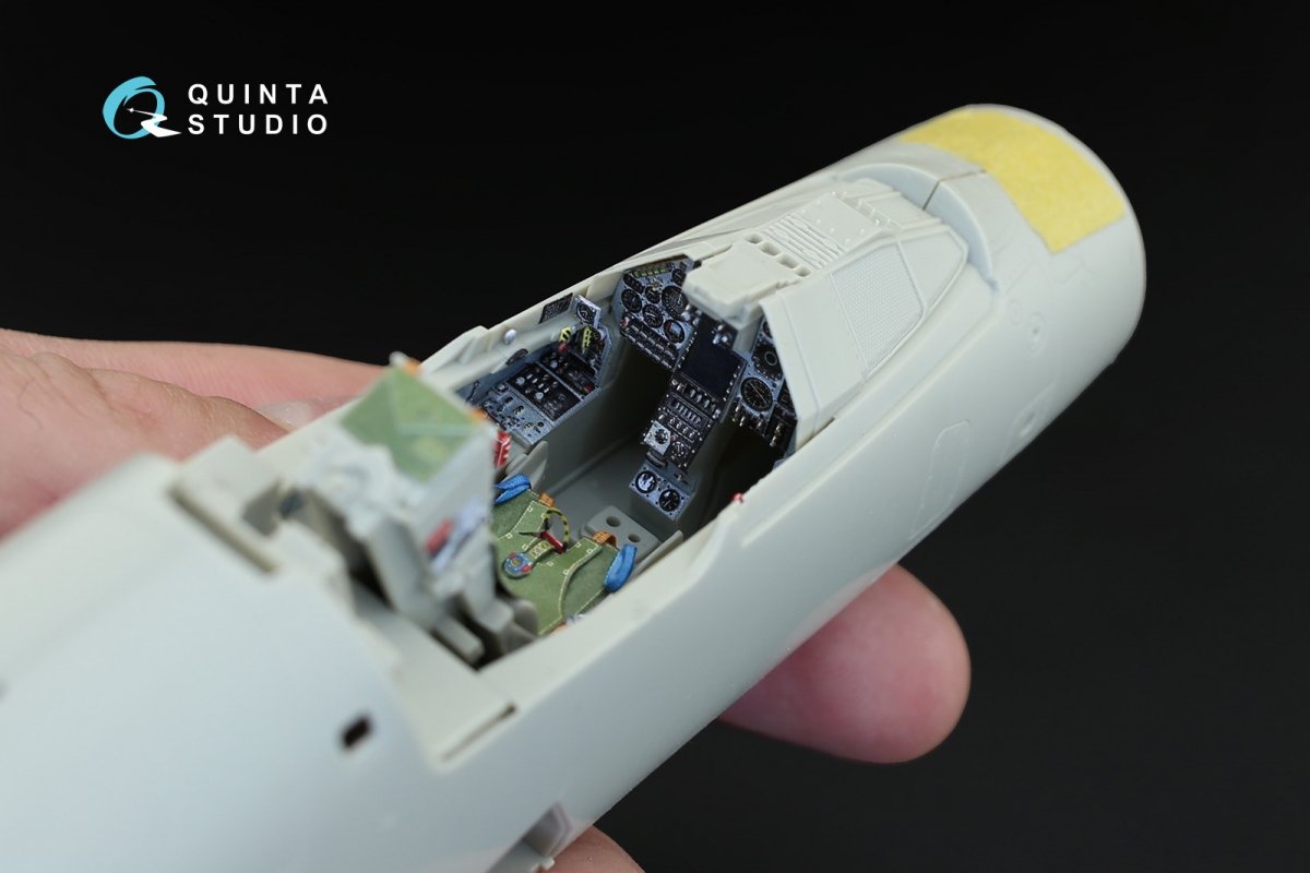 Quinta Studio QD32009 Mirage 2000C 3D-Printed &amp;amp; coloured Interior on decal paper (for Kitty Hawk kit) 1/32 – zdjęcie 9