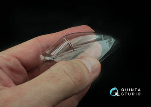 Verrière transparente thermoformée Quinta Studio QC48008 MiG-29 (toutes versions monoplaces) (pour maquettes GWH) 1/48 – image 2