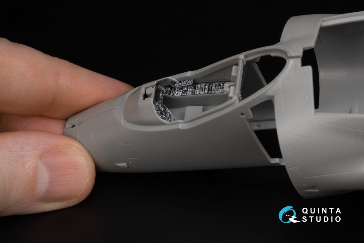 Quinta Studio QDS-48343 Sea Harrier FRS.1 3D-Printed &amp;amp; coloured Interior on decal paper (Kinetic) (Small version) 1/48 – imagen 9