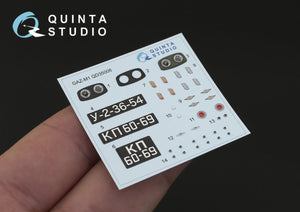 Quinta Studio QD35006 GAZ-M1 3D-Printed &amp;amp; coloured Interior on decal paper (for Zvezda kits) 1/35 – imagen 3