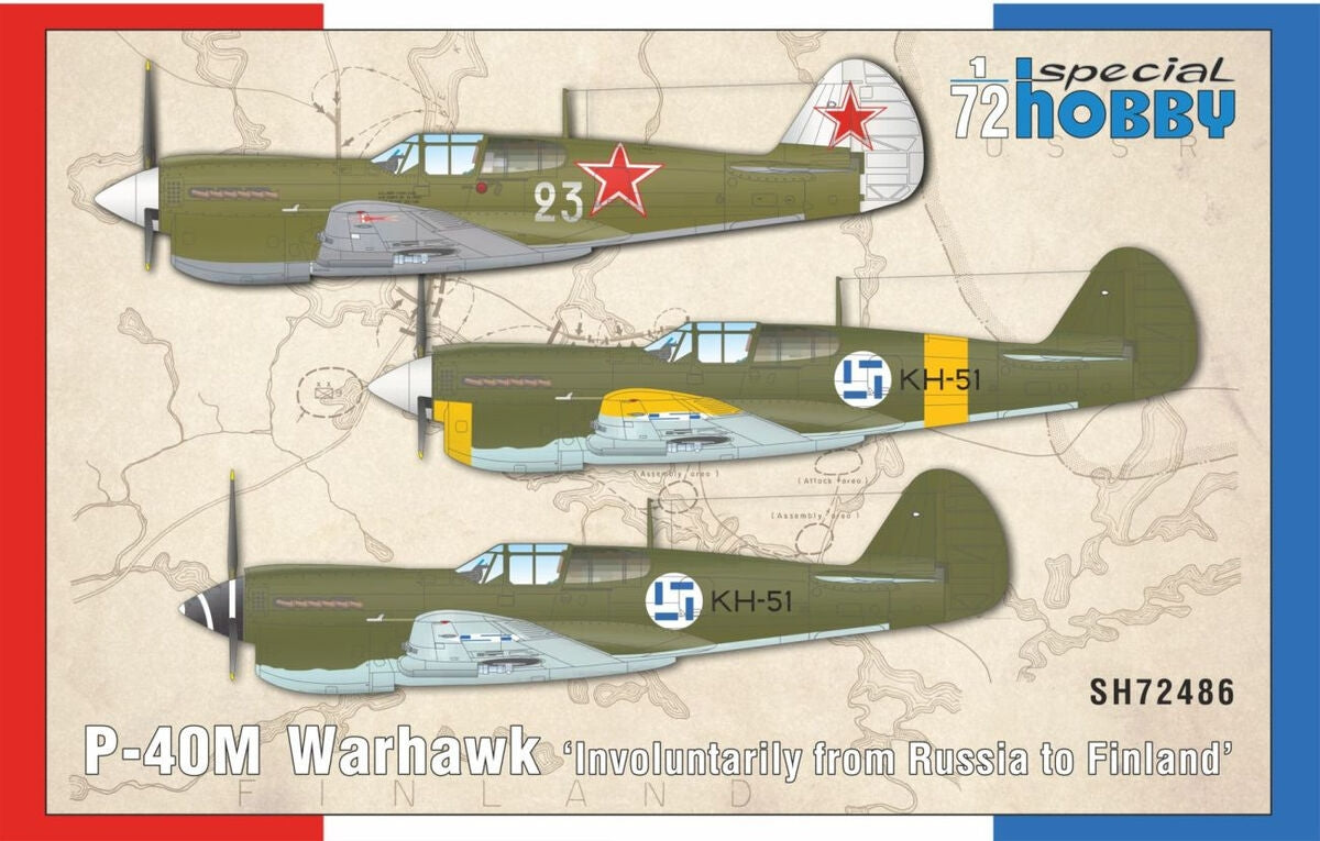 Special Hobby 72486 P-40M Warhawk « Involontairement de Russie en Finlande » 1/72