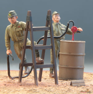 FineMolds 48994 B-339 Buffalo &amp;quot;Japanese Army&amp;quot; w/Ground Crew &amp;amp; Equipment 1/48 – zdjęcie 5