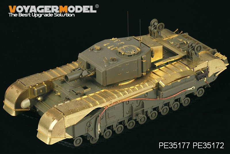 Voyager Model PE35177 WWII British Churchill Mk.III AVRE for AFV CLUB 35167 1/35 – immagine 3