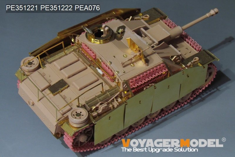 Voyager Model PE351222 WWII German StuG III Ausf.G Fenders (For RFM 5073) 1/35 – Bild 2