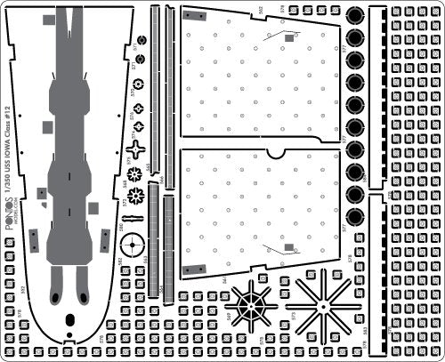 Pontos 35011F1 USS BB-63 Missouri BATTLESHIP Detail Up Set 1/350 – immagine 11