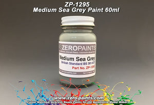 Zero Paints ZP-1295 RAF Medium Sea Grey Paint - 60ml – imagen 2