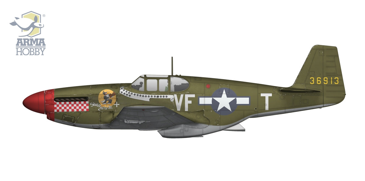 Arma Hobby 70069 P-51 B Mustang Deluxe Set 1/72 – Bild 4