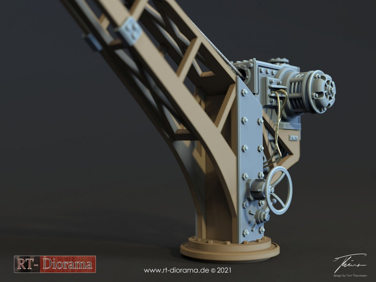 RT-Diorama 35678 4to. Elektrical Port Crane 1/35 – imagen 3