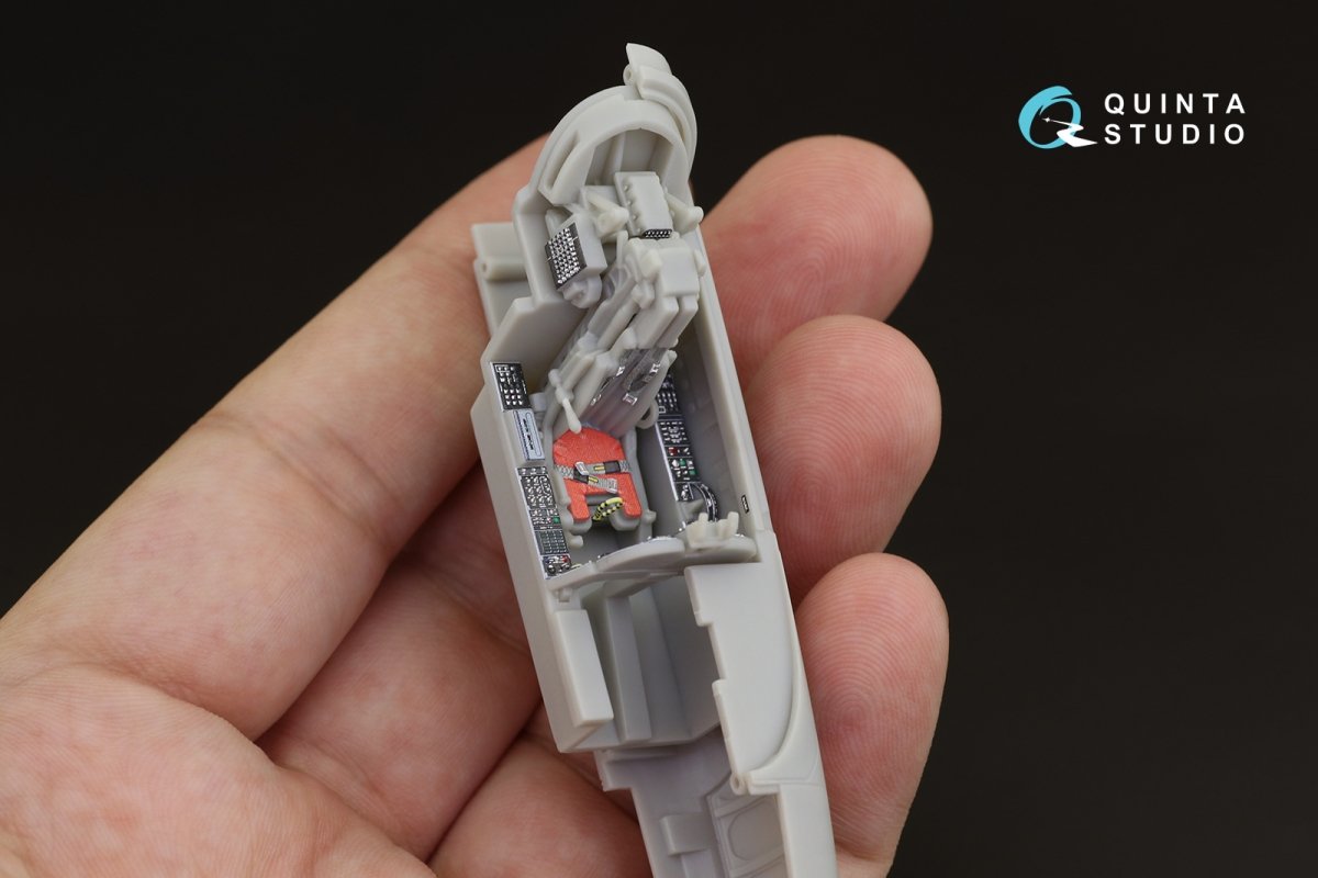 Quinta Studio QD48257 F-20 Tigershark 3D-Printed &amp;amp; coloured Interior on decal paper (Freedom Model) 1/48 – immagine 7