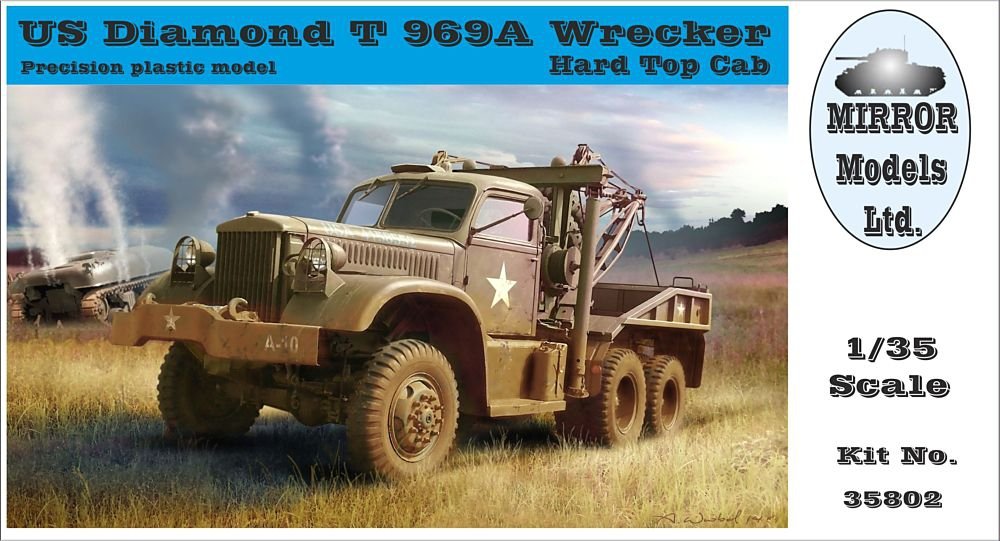 Mirror Models 35802 US DIAMOND T 969 WRECKER HARD TOP 1/35