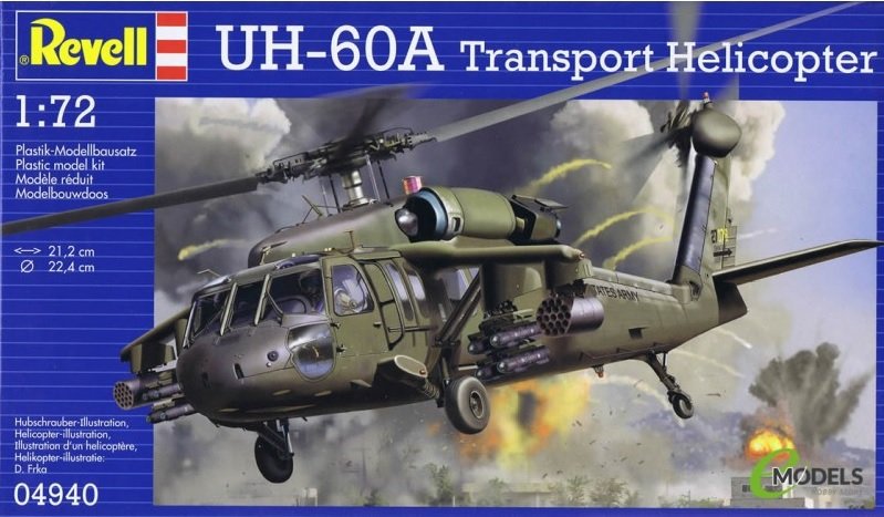 Revell 04940 UH-60A Transport Helicopter 1/72