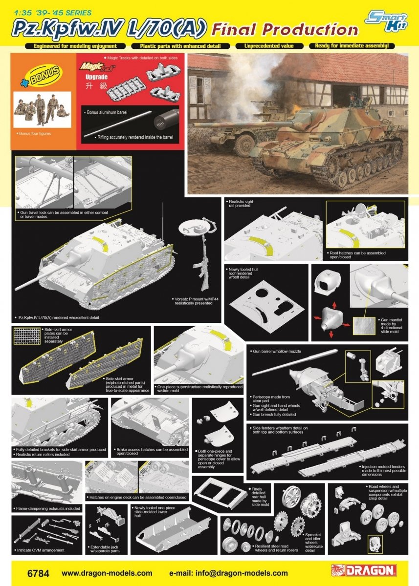 Dragon 6784 Pz.Kpfw.IV L/70(A) Final Production 1/35